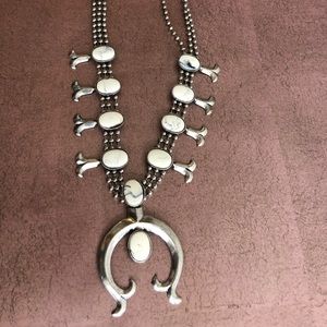 Squash blossom necklace